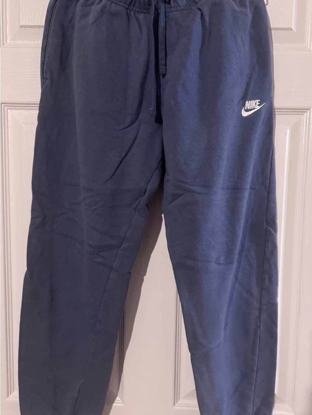 Nike Navy Jogger Sweatpants with White Logo